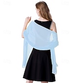 billige bryllup gjesteomslag-sjal wraps for kvinner bryllup kveld chiffon myke sjal for bryllup gjest brude skjerf