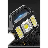 abordables Lampes de travail-1 lampe de poche portative COB haute luminosité pour l&#039;extérieur, projecteur multifonctionnel pour camping solaire, utilisation en extérieur