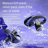 abordables Écouteurs Bluetooth sans fil-Casque Bluetooth 5.3 de sport avec annulation de bruit écouteurs gaming sans fil écouteurs stéréo non intra-auriculaires affichage LED de l&#039;état de la batterie étui de chargement pour smartphone