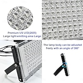 abordables Lampes de travail-Lampe de poche à lumière noire USB 5 V, lampe de travail à lumière violette UV avec source de lumière d&#039;ambiance de scène, lumières de fête à l&#039;intérieur pour la vie à la maison 1 pièce