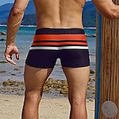 billiga Herrarnas simshorts-Herr Badshorts Badkläder Underdelar Snörning Simmning Surfing Strand Vattensport Rand Lappverk Sommar Vår