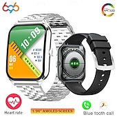 cheap Smartwatch-696 MT67 Smart Watch 1.96 inch Smartwatch Fitness Running Watch Bluetooth ECG+PPG Pedometer Call Reminder Compatible with Android iOS Women Men Long Standby Waterproof Media Control IP 67 40mm Watch