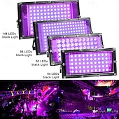 abordables Lampes de travail-Lampe de poche à lumière noire USB 5 V, lampe de travail à lumière violette UV avec source de lumière d&#039;ambiance de scène, lumières de fête à l&#039;intérieur pour la vie à la maison 1 pièce