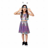 abordables Déguisements de couple et de groupe-Extraterrestre Astronaute fusée Costume de carnaval Groupe Costume de Cosplay Enfant Garçon Fille Cosplay Utilisation Soirée Scène Halloween Carnaval Costume de carnaval facile