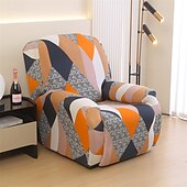 baratos Cobertura de Sofa-capa de sofá reclinável antiderrapante com tudo incluído massagem preguiçoso menino único assento capa de sofá durável poltrona capa protetora elástica para sala de estar ou móveis de escritório