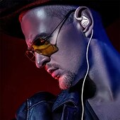 levne Drátové špunty do uší-kabelová sluchátka s mikrofonem 3,5mm sluchátka do uší zvuková izolace vodotěsná bezšňůrová stereo sluchátka bohaté basy s 1,2metrovým kabelem ovládání hlasitosti pro telefon notebook pc tablet mp3 přehrávač