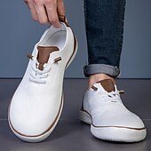 cheap Men&#039;s Sneakers-Men&#039;s Lightweight Barefoot Shoes Knit Sneakers - Breathable Casual Shoes with Lace-Up Design for Walking, Travel and Daily Wear