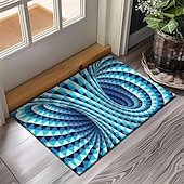billiga Dörrmattor-3d vortex dörrmatta köksmatta golvmatta halkfri område matta oljesäker matta inomhus utomhus matta sovrum dekor badrumsmatta entré matta optisk illusion