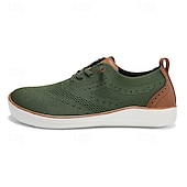 cheap Men&#039;s Sneakers-Men&#039;s Lightweight Barefoot Shoes Knit Sneakers - Breathable Casual Shoes with Lace-Up Design for Walking, Travel and Daily Wear