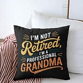 billige &quot;Quotes&amp;Saying Style&quot;-vintage dekorative putetrekk 1 stk morsomt sitat myk firkantet sofa putetrekk putetrekk for soverom stue sofa stol