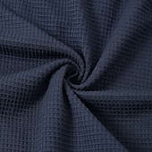 baratos Suéteres básicos-Homens Moletom Waffle Moletom com zíper Estacionar Preto Azul Marinha Meio Zíper Tecido Bolsos Trabalho Desportos e Ar livre Casual Poliéster Ativo Vintage Legal Primavera Outono Roupa Moletons
