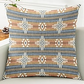 abordables Style Vintage-Housse de coussin décoratif vintage sud-ouest 1PC coussin carré en doux pour canapé housse de coussin pour chambre salon chaise