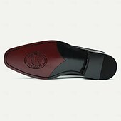 economico Scarpe Eleganti Classiche-scarpe oxford da uomo in pelle verniciata di vacchetta di prima qualità - calzature eleganti da lavoro con finitura lucida ed elegante, ideali per matrimoni, ufficio e occasioni formali