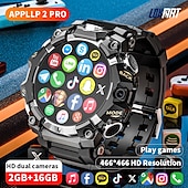 cheap Smartwatch-LOKMAT APPLLP 2 PRO Smart Watch 1.508 inch 4G LTE Cellular Smartwatch Phone 3G 4G Bluetooth Pedometer Call Reminder Heart Rate Monitor Compatible with Android iOS Women Men GPS Hands-Free Calls Media