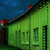 abordables Guirlandes lumineuses à piles-Rideau lumineux à LED en forme de trèfle pour la Saint-Patrick - Guirlande lumineuse en fil de cuir 100 LED/300 LED avec télécommande, éclairage décoratif USB pour fêtes de festival, salon et