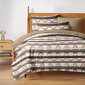 cheap 100% Cotton-Boho 100% Cotton Duvet Cover Set – Embrace Bohemian Elegance with Soft, Breathable Cotton. Featuring Intricate Patterns and Earthy Tones, This Durable, Lightweight Set