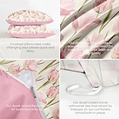 economico 100% cotone-set copripiumino floreale set di modelli di piante tropicali in cotone morbido set di biancheria da letto di lusso in 3 pezzi regalo per la festa della mamma decorazioni per la casa copripiumino matrimoniale king size queen size