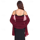 billiga bröllop gäst wraps-sjal wraps för kvinnor bröllopskväll chiffong mjuka sjalar för bröllop gäst brudscarf