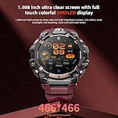 cheap Smartwatch-LOKMAT APPLLP 2 PRO Smart Watch 1.508 inch 4G LTE Cellular Smartwatch Phone 3G 4G Bluetooth Pedometer Call Reminder Heart Rate Monitor Compatible with Android iOS Women Men GPS Hands-Free Calls Media