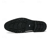 abordables Officiel-chaussures richelieu en similicuir noir et beige pour hommes – chaussures habillées à lacets élégantes avec semelle confortable pour les occasions professionnelles et décontractées