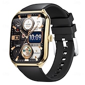 cheap Smartwatch-696 MT67 Smart Watch 1.96 inch Smartwatch Fitness Running Watch Bluetooth ECG+PPG Pedometer Call Reminder Compatible with Android iOS Women Men Long Standby Waterproof Media Control IP 67 40mm Watch