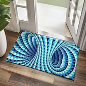 billiga Dörrmattor-3d vortex dörrmatta köksmatta golvmatta halkfri område matta oljesäker matta inomhus utomhus matta sovrum dekor badrumsmatta entré matta optisk illusion