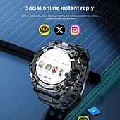 cheap Smartwatch-LOKMAT APPLLP 2 PRO Smart Watch 1.508 inch 4G LTE Cellular Smartwatch Phone 3G 4G Bluetooth Pedometer Call Reminder Heart Rate Monitor Compatible with Android iOS Women Men GPS Hands-Free Calls Media