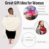 abordables enveloppes d&#039;invité de mariage-écharpe femme châles et écharpes pashmina pour robe de soirée cadeau de demoiselle d&#039;honneur de mariage écharpes grandes et douces