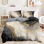 economico 100% cotone-Set copripiumino in cotone 100% trapunta fiore teschio set modello artistico set copripiumino set biancheria da letto morbido set biancheria da letto di lusso 2/3 pezzi decorazioni per la casa regalo
