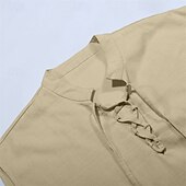 economico Set di camicie basic da uomo-Per uomo 2 pezzi Completo di camicia Set estivo Set abbinati Abbigliamento mare Liscio Da mare Giornaliero Nero Bianco Blu marino Cachi Senza maniche Colletto Estate Abbigliamento