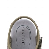 abordables Sandales Confort-sandales de sport bleues pour femmes avec sangles réglables et motif géométrique – chaussures de marche d&#039;extérieur confortables pour la randonnée, les voyages et les vêtements décontractés