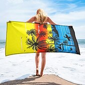 baratos conjuntos de toalhas de praia-toalha de praia de sol e praia de qualidade premium ultramacia absorvente leve durável secagem rápida design vibrante perfeito para praia piscina banhos de sol viagem acessório de verão confortável e elegante
