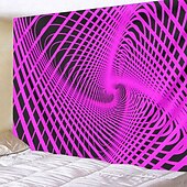 cheap Trippy Tapestries-3D Vortex Hanging Tapestry Dazzling Optical Illusion Wall Art Large Tapestry Mural Decor Photograph Backdrop Blanket Curtain Home Bedroom Living Room Decoration