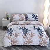 cheap Duvet Cover Sets-King Size Duvet Cover Set Simple Kingsize Bedding Bed Set Soft Brushed Microfiber with Zipper Closure Quilt Cover with 2 Pillowcases