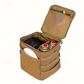 abordables Cuisine de camping-sac de rangement pour ustensiles de cuisine de camping en plein air, couleur unie, taille moyenne, sac à main pour pique-nique en plein air