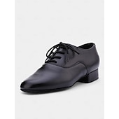 preiswerte Tanzschuhe für Herren-Schwarze Gesellschaftstanzschuhe zum Schnüren für Herren – bequemes Lederdesign für professionelle Auftritte und formelle Veranstaltungen
