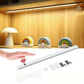 olcso szekrény világítás-2 csomagos szekrény világítás usb tápellátású intelligens led konyhai lámpa kézi seprő érzékelő lámpa nagy fényerejű háttérvilágítás szekrény szekrény fiók érzékelő lámpa 30/40 cm
