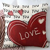 Wedding Heart Gnomes Decorative Toss Pillows Cover 1PC Soft Square Cushion Case Pillowcase for Bedroom Livingroom Sofa Couch Chair 45