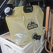 tanie Kuchnia obozowa-8l przenośna torba do przechowywania wody na kemping, piesze wędrówki, dla zwierząt domowych, składana z uchwytem na kran, grill, duża pojemność, pojemnik na wodę na zewnątrz