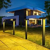 ieftine Lumini de Craciun-2/4 buc lumină solară pentru alee, lumină de grădină exterioară, iluminare automată impermeabilă, la întuneric, casă, grădină, gazon, Crăciun, Halloween, decorațiuni, lumină solară de sol