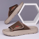 preiswerte Urlaubsandalen-Verstellbare Slide-Sandalen für Herren – bequeme, rutschfeste, leichte Freizeit-Hausschuhe für drinnen und draußen
