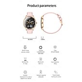 abordables Relojes inteligentes-696 QS36 Reloj inteligente 1.43 pulgada Smartwatch Reloj elegante Bluetooth ECG + PPG Podómetro Recordatorio de Llamadas Compatible con Android iOS Mujer Hombre Impermeable Control de Medios