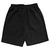 preiswerte Shorts-Herren Waffel-Shorts Sweatshorts Kurze Hose Shorts Kurze Hosen Sommer-Shorts Tasche Kordelzug Elastische Taille Glatt Komfort Kurz Sports Outdoor Täglich Ausgehen Modisch Brautkleider schlicht