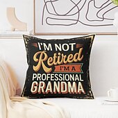 billige &quot;Quotes&amp;Saying Style&quot;-vintage dekorative putetrekk 1 stk morsomt sitat myk firkantet sofa putetrekk putetrekk for soverom stue sofa stol