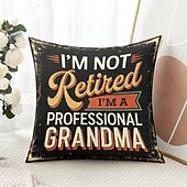 billige &quot;Quotes&amp;Saying Style&quot;-vintage dekorative putetrekk 1 stk morsomt sitat myk firkantet sofa putetrekk putetrekk for soverom stue sofa stol