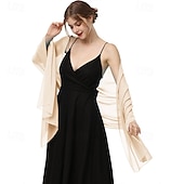 voordelige bruiloft gast wraps-baoqiya dames sjaals en omslagdoeken voor avondjurken chiffon sjaal zachte elegante zijdeachtige pashmina bruiloft bruidssjaals