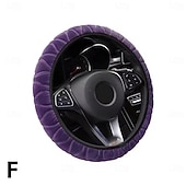 preiswerte Lenkradbezüge-Auto-Lenkradbezug, Lenkradbezug, weiches, warmes Fell, universelles Zubehör, universelle Passform für 14&quot;1/2-15&quot;
