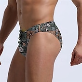 economico Costumi da bagno &amp; Pantaloni da surf-Per uomo Costume da bagno Costume da Bagno Stampato Coulisse Asciugatura Rapida Confortevole Traspirante Costume da Bagno Pantaloni Surf Spiaggia Sport Acquatici Estate