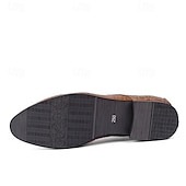 baratos Formal-Homens Oxfords Padrão de crocodilo Pele PU Respirável Confortável Antiderrapante Com Cadarço Castanho Claro Preto Outono Inverno