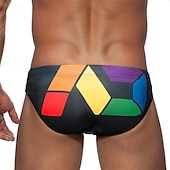 tanie Kąpielówki i szorty plażowe-Męskie Szorty kąpielowe Bokserki kąpielowe Niejednolita całość Szybkie wysychanie Wygodny Oddychający Kąpielówki Doły Surfing Plaża Sporty wodne Lato